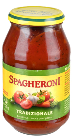 2 potten Spagheroni Pastasaus Tradizionale 520g - Boodschappen