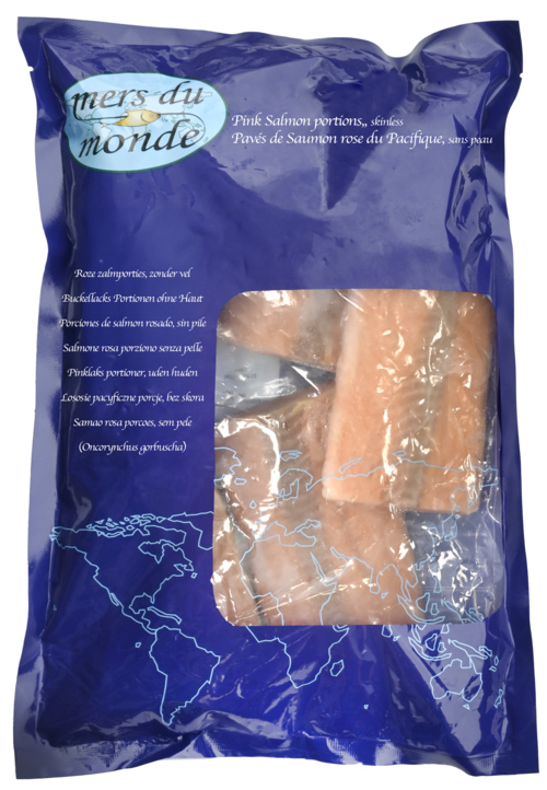 Zalmfilet zonder huid 1kg - Boodschappen