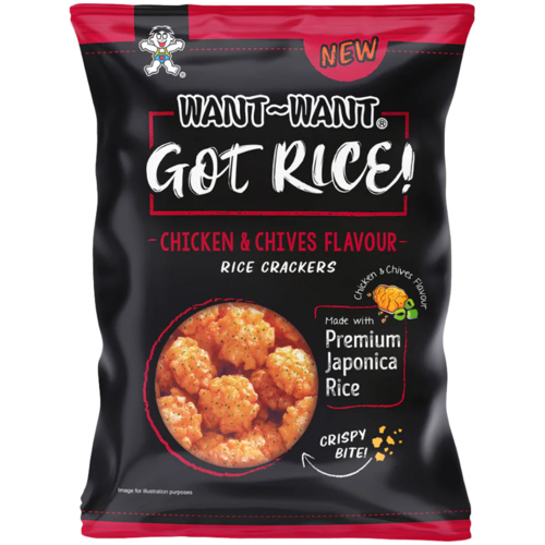 5 zakken Got Rice Chicken & Chives85g - Boodschappen