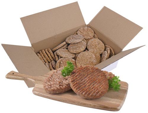 5kg Gegaarde Hamburger 90g Kant&Klaar ca. 55st