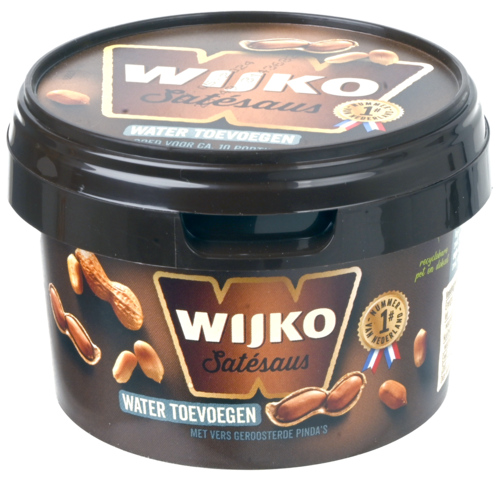 2 bakken Wijko Satésaus Geconcentreerd 250g - Boodschappen