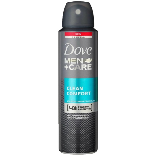 2 bussen Dove Men+ Care Deospray Clean Comfort 150ml - Boodschappen