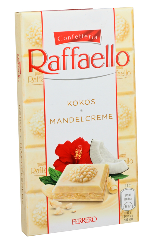 5 stuks Ferrero Raffaello Witte Chocola 90g - Boodschappen