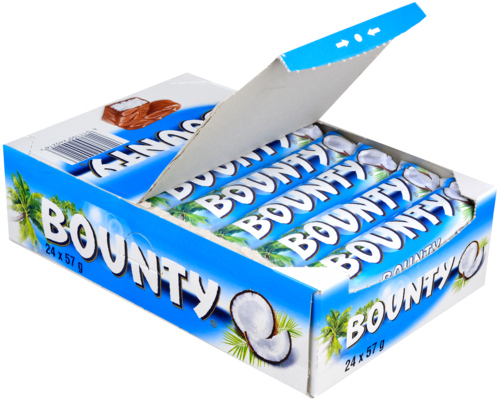 24 stuks Bounty Repen 57g