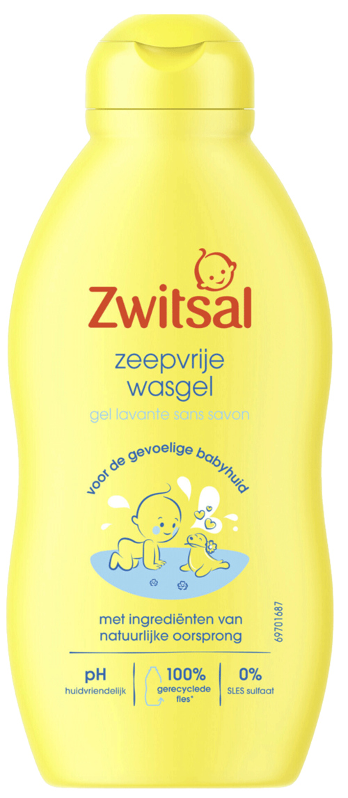 Zwitsal Wasgel Zeepvrij 200ml - Boodschappen