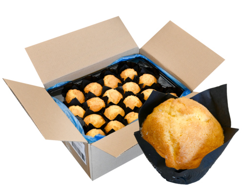 Muffin Vanilla (halal)  36x75g - Boodschappen