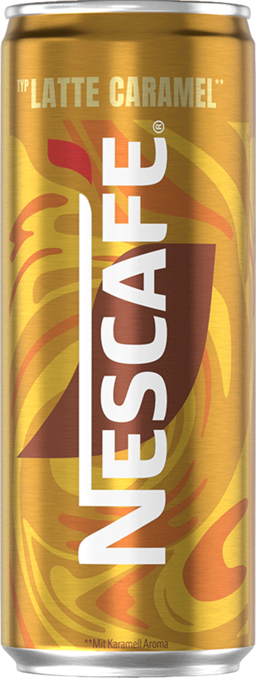 2 blikken Nescafé Latte Caramel IJskoffie 250ml - Boodschappen