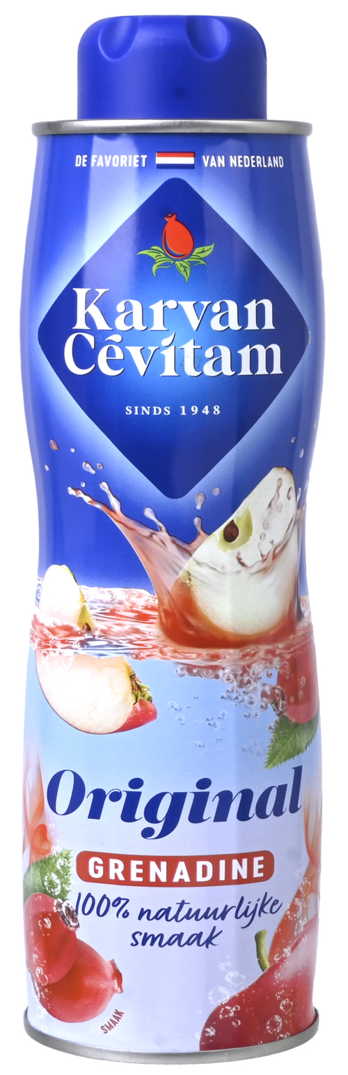 2 bussen Karvan Cévitam Zero Siroop Grenadine 600ml - Boodschappen
