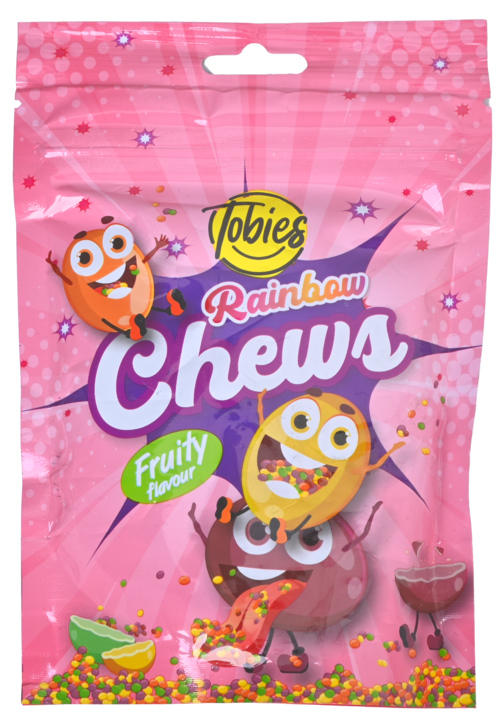 2 ZakkenTobies Candy Rainbow Chews Fruity 120g - Boodschappen