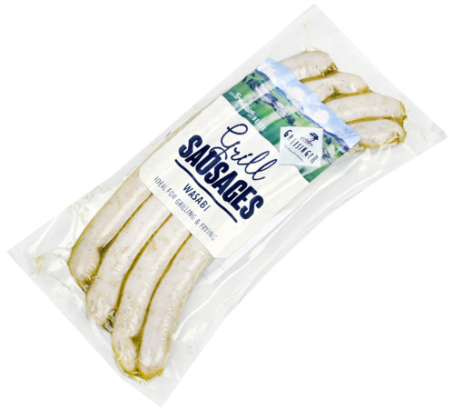 3 pakken Braadworst Gemarineerd Wasabi 200g - Boodschappen