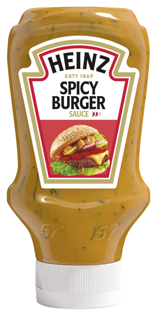 3 flessen Heinz Spicy Burger Saus 220ML - Boodschappen