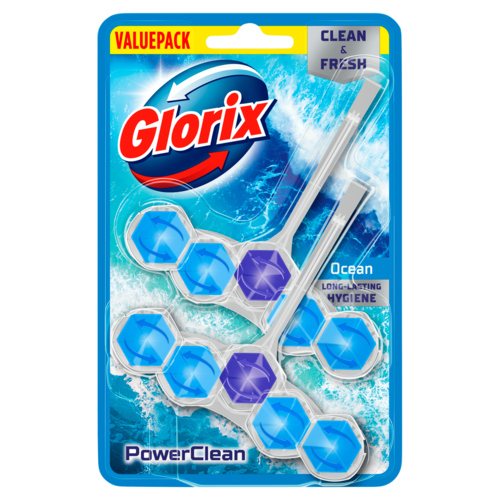 Glorix Toiletblok Power5 Ocean 2st - Boodschappen
