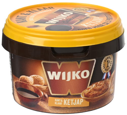 3 bakken Wijko Satésaus Kant & Klaar Ketjap 250g - Boodschappen