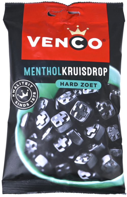 2 zakken Venco Menthol Kruisdrop   120g - Boodschappen