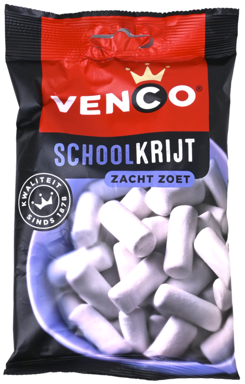 2 zakken Venco Schoolkrijt   120g - Boodschappen