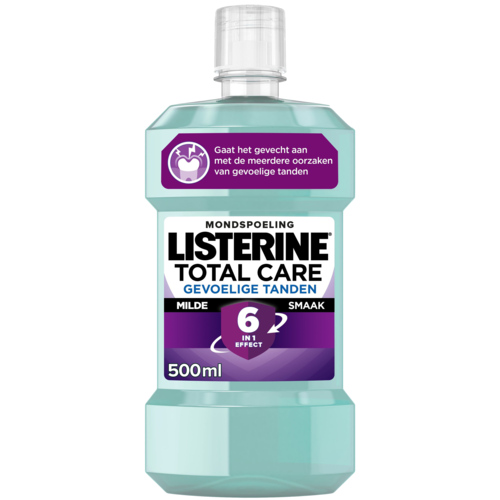 2 flessen Listerine Sensitive 500ml