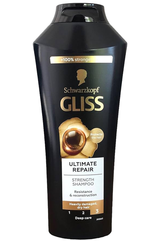 2 flessen Gliss Shampoo Ultimate Repair 400ml - Boodschappen