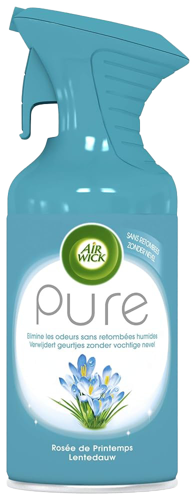 2 flessen Air Wick Luchtverfrisser Pure Spring Dew   250ml - Boodschappen