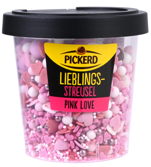 Pickerd Lieblingsstreusel Pink Love 110g - Boodschappen