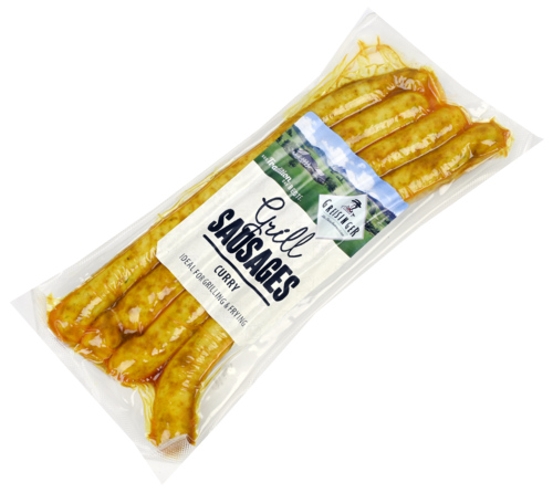 3 pakken Grill Braadworst Gemarineerd Curry 200g - Boodschappen