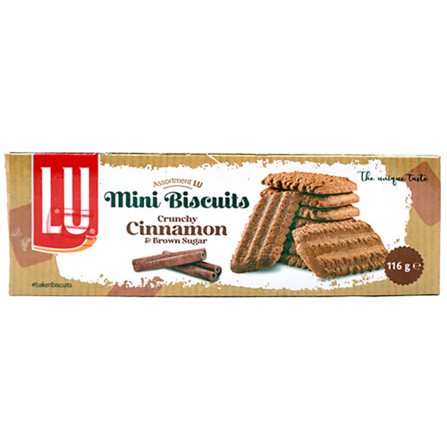 3 pakken LU Mini Biscuits Kaneel 116g