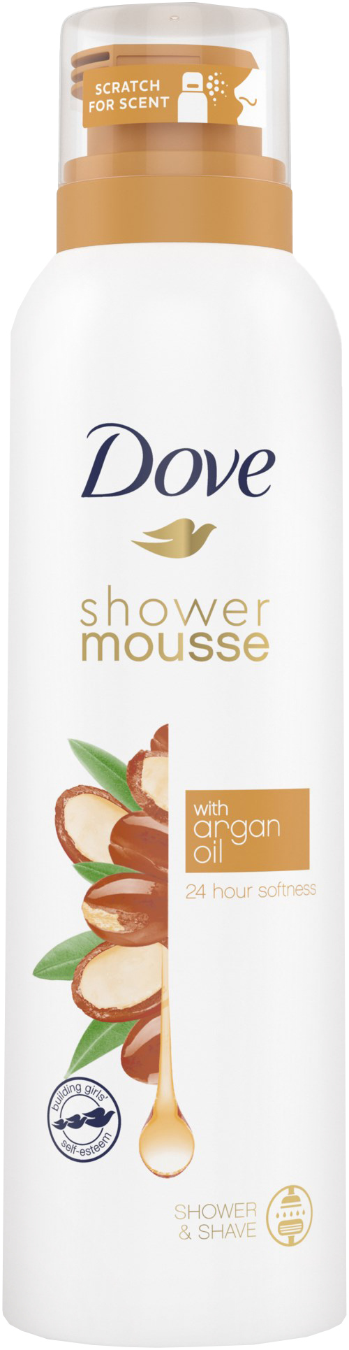 Dove Shower Mousse Argan Oil 200ml - Boodschappen
