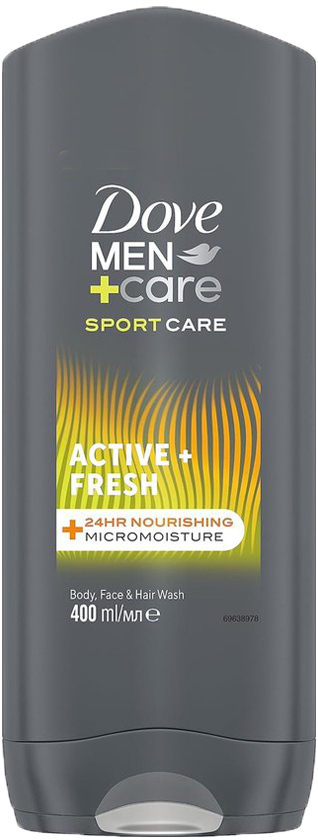 Dove Shampoo & Douchegel Men+Care Sport Active Fresh 400ml - Boodschappen