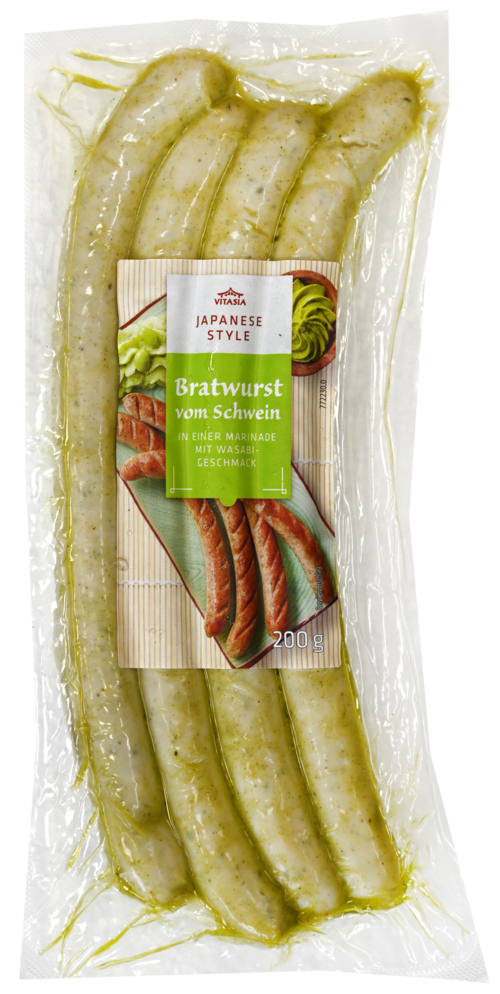 3 pakken Braadworst Wasabi 200g - Boodschappen