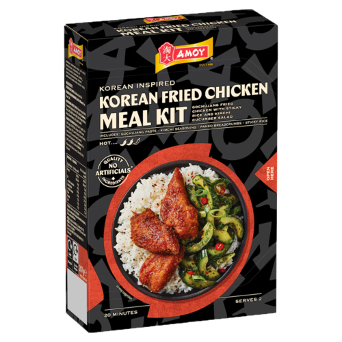 4 pakken Amoy Korean Fried Chicken Kit 207g - Boodschappen