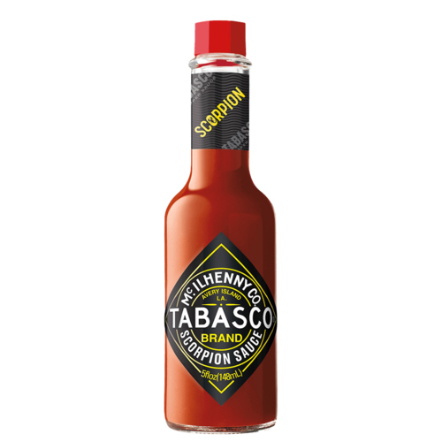 3 flessen Tabasco Scorpion   60ml