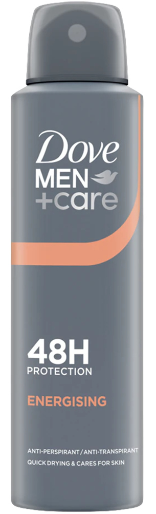 3 bussen Dove Deospray Men+Care Energizing 150ml - Boodschappen