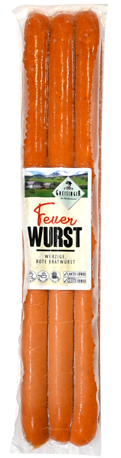 2 pakken Feuerwurst 400g - Boodschappen