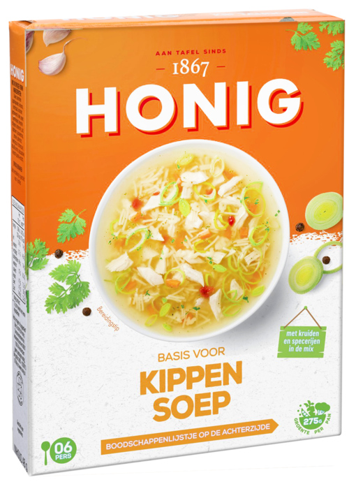 4 pakken Honig Basis voor Kippensoep   53g - Boodschappen