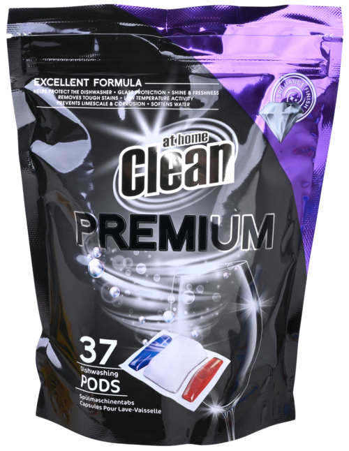At Home Clean Dishwasher Tabs Premium 37x14g - Boodschappen
