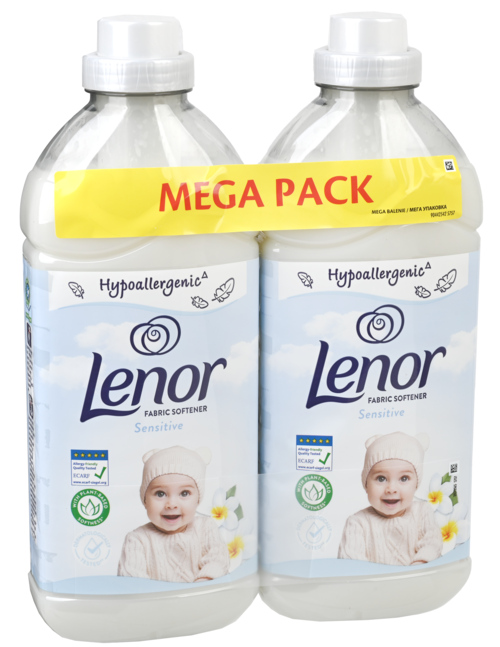 Lenor Wasverzachter Sensitive 2x1,23L - Boodschappen