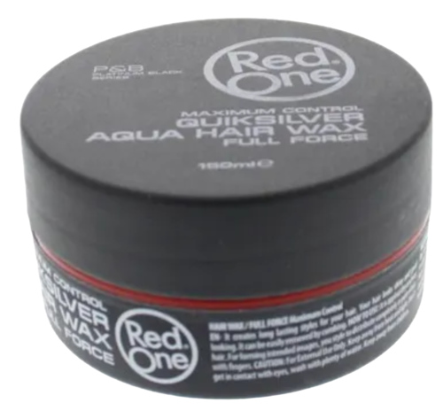 2 potten Red One Haarwax Grey Aqua 150ml - Boodschappen
