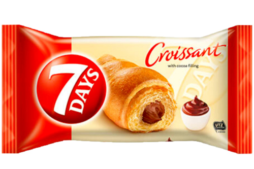 10 stuks 7 DAYS Croissants Cacao   60g - Boodschappen