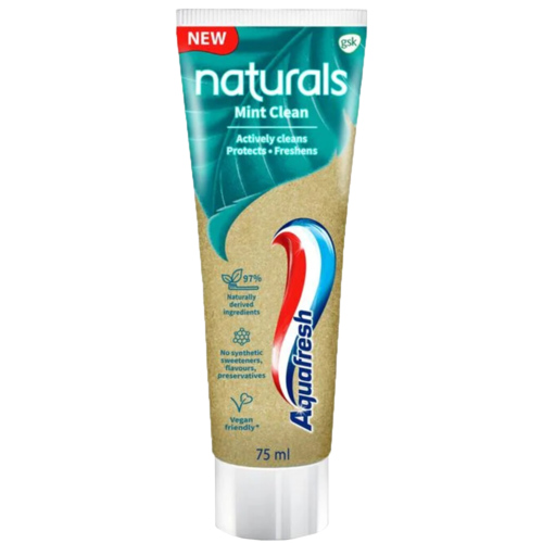 Aquafresh Naturals Tandpasta Mint Clean 75ml - Boodschappen