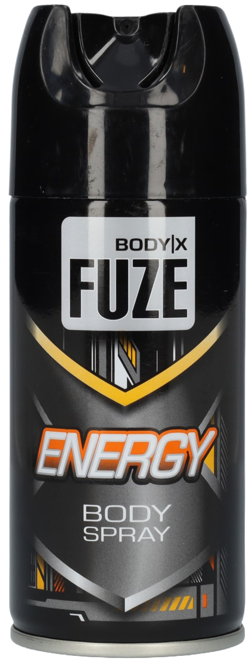 3 bussen Body-X Fuze Deospray Energy   150ml