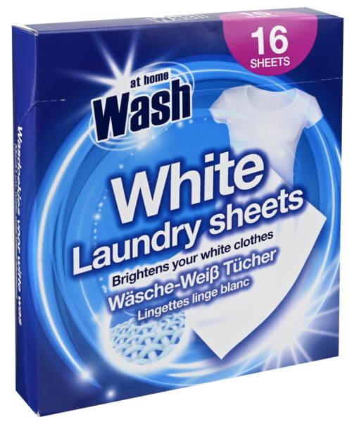 2 pakken At Home Wasdoekjes Wit 16st