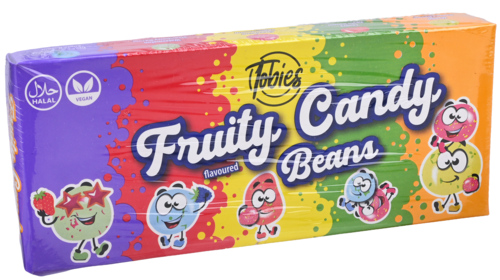 2 Zakken Tobies Candy Fruity Candy Beans 100g - Boodschappen