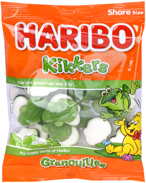 2 zakken Haribo Kikkers 185g - Boodschappen