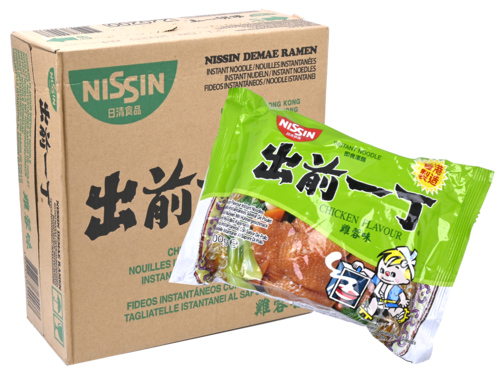 30 pakjes Nissin Demae Ramen Noodles Chicken Flavour 100g - Boodschappen