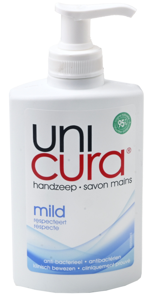 2 stuks Unicura Handzeep Pomp Mild 250ml