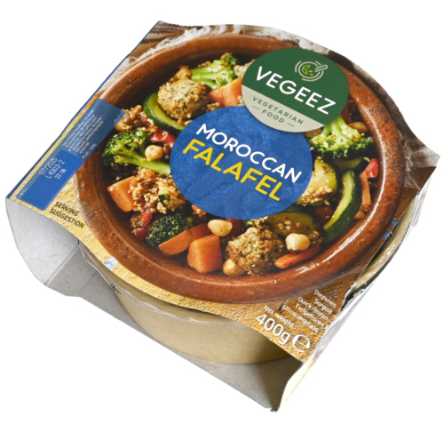 3 bakken Vegan Vegeez Moroccan Falafel 400g