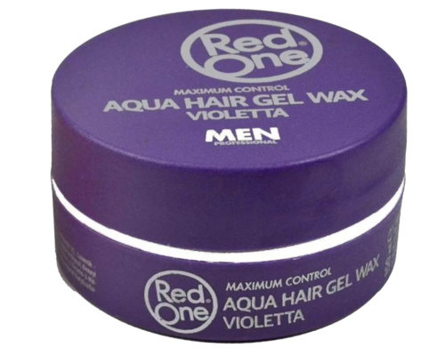 2 potten Red One Haarwax Violetta Aqua 150ml - Boodschappen