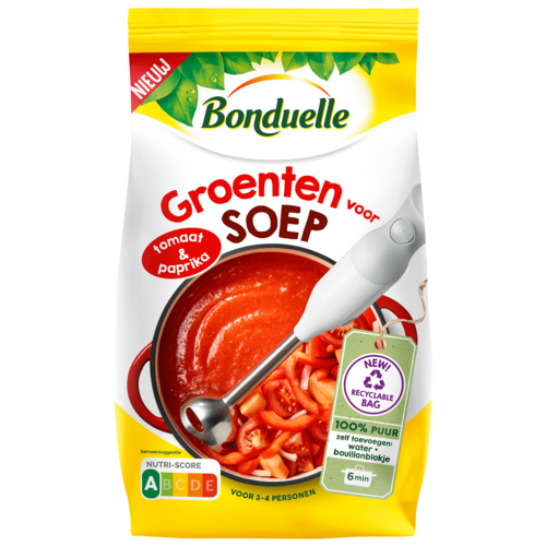 3 zakken Bonduelle Groenten voor Soep  600g - Boodschappen