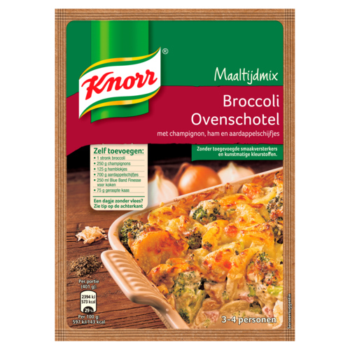 4 pakken KNORR Mix Ovenschotel Broccoli 70g
