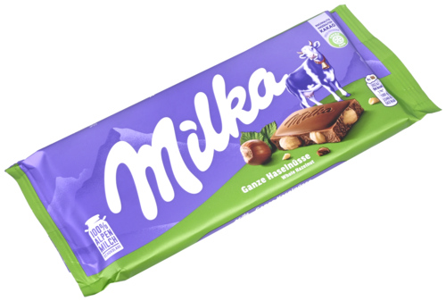 Milka Hele Hazelnoot 100g - Boodschappen