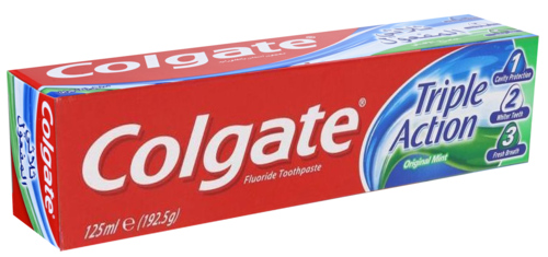 Colgate Tandpasta Triple Action Mint 125ml - Boodschappen